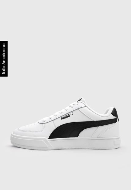 Tenis Lifestyle Blanco-Negro Puma Caven