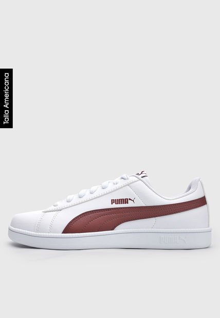Tenis Lifestyle Blanco-Borgoña Puma Up