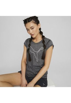 Camiseta Puma Para Mujer Train Favorite Heather  Gris