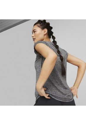 Camiseta Puma Para Mujer Train Favorite Heather  Gris