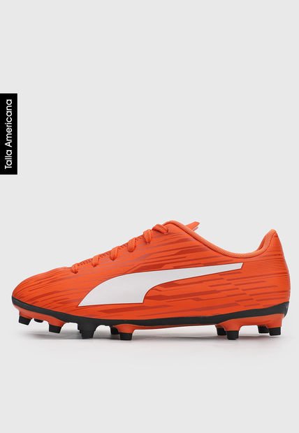Guayo Naranja-Blanco-Negro Puma Rapido III FG/AG