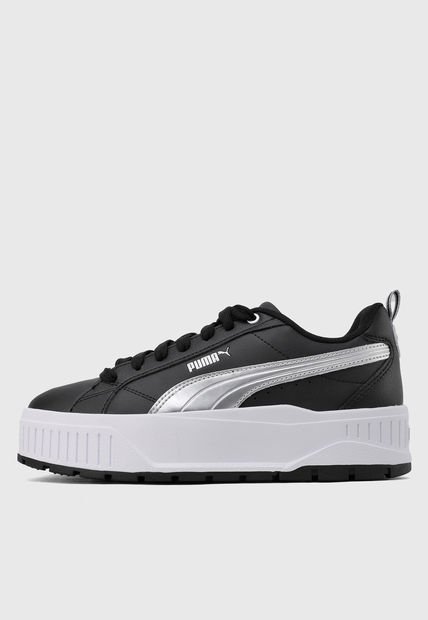 Tenis Lifestyle Negro-Plateado-Blanco PUMA Karmen II Metallic Dream