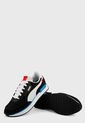 Tenis Lifestyle Negro-Blanco-Azul Puma Future Rider Play On de Puma