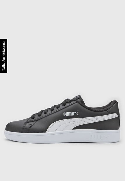 Tenis Lifestyle Negro-Blanco Puma Smash v2 L