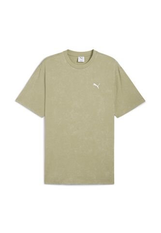 Camisa Deportiva Puma Ess Elevated Relaxed Wash Verde Hombre Puma
