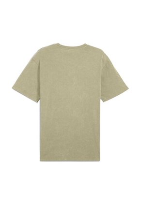 Camisa Deportiva Puma Ess Elevated Relaxed Wash Verde Hombre