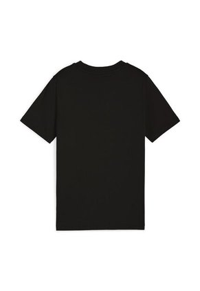 Camisa Deportiva Puma Original Sport Rib Collar Negro Niños