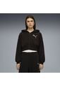 Hoodie Puma Original Ess Graphic Bedazzled Fz Tr Negro Mujer de Puma