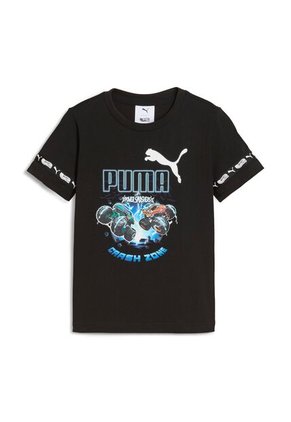 Camisa Deportiva Puma X Hot Wheel Graphic B Negro Niños
