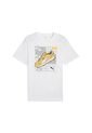 Camisa Tshirt Marca Puma Graphics Sneaker Tee Blanco Hombre de Puma