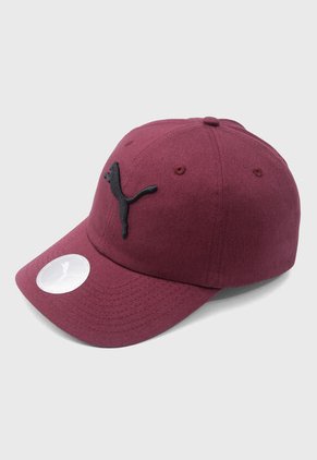 Gorra Vino-Negro Puma Essentials Cat Logo
