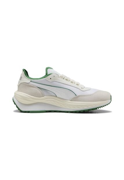 Tenis Deportivos Marca Puma Rider Elite Blanco/ Beige Hombre