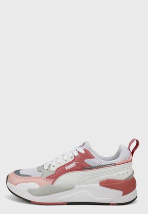 Tenis Lifestyle Blanco-Rosa Puma X Ray 2 Square