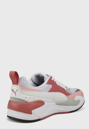 Tenis Lifestyle Blanco-Rosa Puma X Ray 2 Square