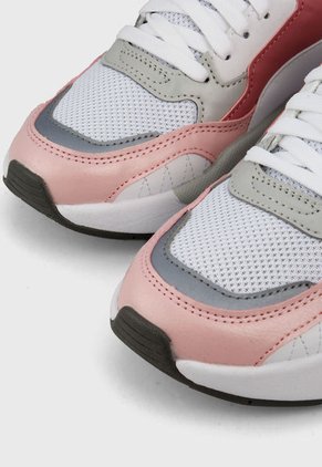 Tenis Lifestyle Blanco-Rosa Puma X Ray 2 Square