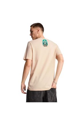 Camisa Tshirt Marca Puma F1 Miami Tee Original Beige Hombre