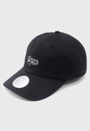 Gorra Negro-Blanco Puma Script Logo