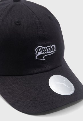 Gorra Negro-Blanco Puma Script Logo