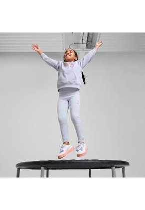 Pantalon Leggings Puma Original Hello Kitty Gris Para Niños