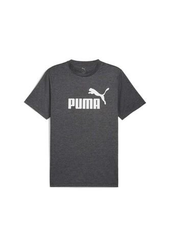 Camisa Deportiva Puma Ess No.1 Logo Heather Gris Para Hombre Puma