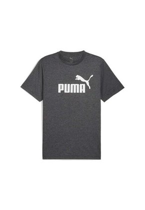 Camisa Deportiva Puma Ess No.1 Logo Heather Gris Para Hombre