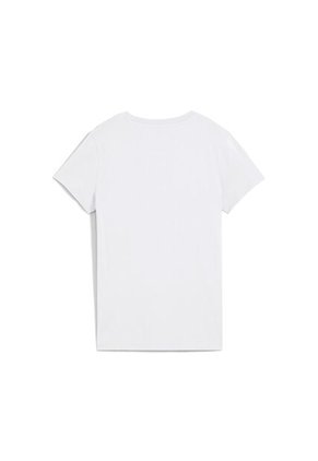 Camisa Deportiva Puma Original Ess Metallic No1 Blanco Mujer