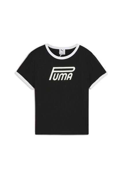 Camisa Deportiva Puma Future Archive Graphic Slim Negro Dama
