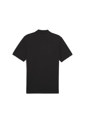 Camisa Tipo Polo Puma Ess Small Logo Pique Negro Hombre