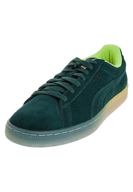 Lifestyle Verde Pino Puma Suede Classic Fade Future