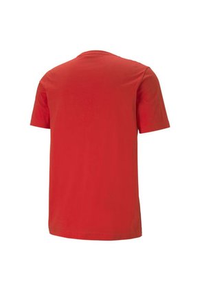 Camiseta Puma Para Hombre Ess Logo Tee Rojo