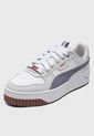 Tenis Lifestyle Blanco-Lila-Beige PUMA CARINA STREET LUX de Puma