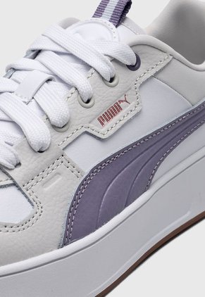 Tenis Lifestyle Blanco-Lila-Beige PUMA CARINA STREET LUX