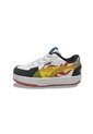 Tenis Deportivo Puma Original Caven 2 Hot Wheel Blanco Niños de Puma