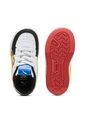 Tenis Deportivo Puma Original Caven 2 Hot Wheel Blanco Niños de Puma