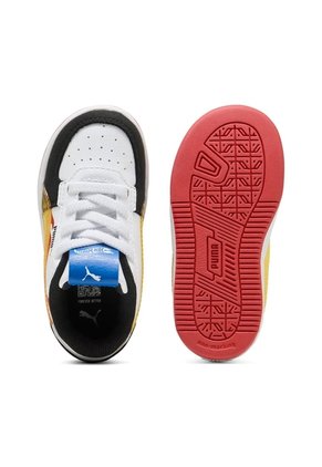 Tenis Deportivo Puma Original Caven 2 Hot Wheel Blanco Niños