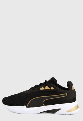 Tenis Training Negro-Dorado Puma Jaro Metal