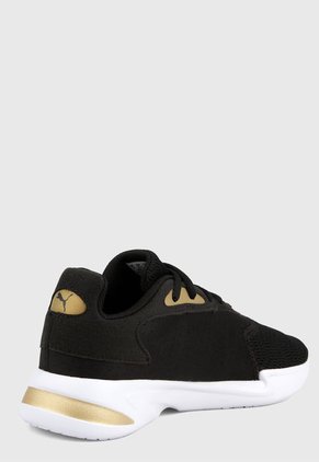 Tenis Training Negro-Dorado Puma Jaro Metal