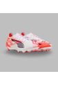 Guayos Puma Hombre Ultra 5 Ultimate FG - Blanco-Rojo de Puma