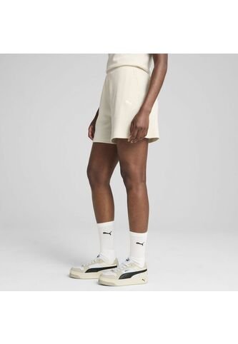 Pantaloneta Deportiva Puma Original Ess Elevated Beige Mujer Puma
