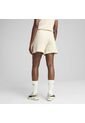 Pantaloneta Deportiva Puma Original Ess Elevated Beige Mujer de Puma