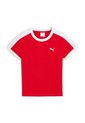 Camisa Deportiva Puma Original T7 Slim Tee W Rojo Para Mujer de Puma
