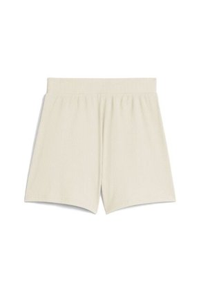 Pantaloneta Deportiva Puma Original Ess Elevated Beige Mujer