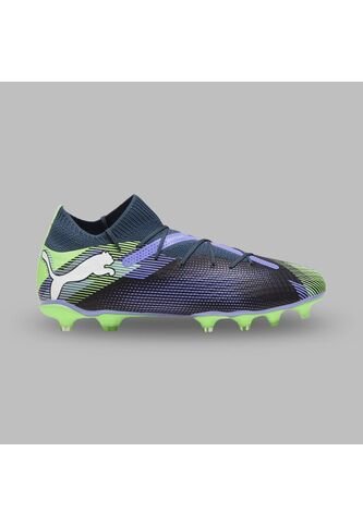 Guayos Puma Mujer Future 7 Play FG/Ag- Negro-Verde Puma