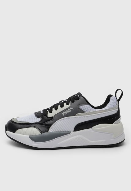 Tenis Lifestyle Blanco-Negro-Gris Puma X-Ray 2 Square