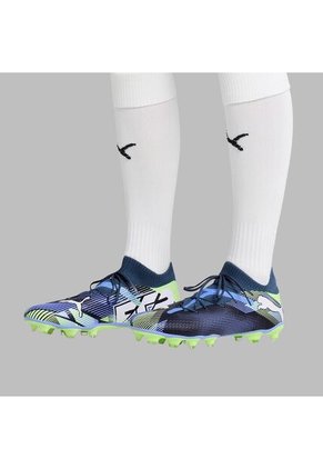 Guayos Puma Mujer Future 7 Play FG/Ag- Negro-Verde