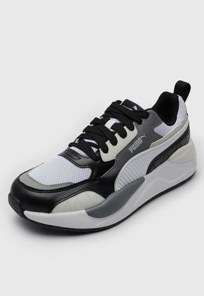 Tenis Lifestyle Blanco-Negro-Gris Puma X-Ray 2 Square