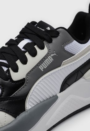 Tenis Lifestyle Blanco-Negro-Gris Puma X-Ray 2 Square