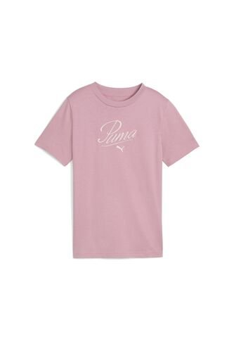 Camisa Deportiva Puma Original Ess Script G Rosa Niños Puma