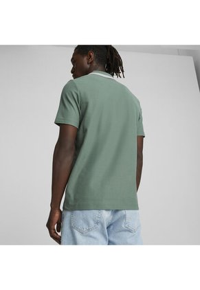 Camisa Tipo Polo Puma Original Mapf1 Pique Verde Para Hombre