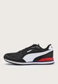 Tenis Lifestyle Negro-Blanco-Rojo Puma ST Runner v3 de Puma